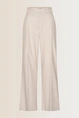 Broek met lurex streep