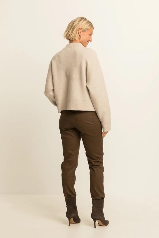 Broek met rechte pasvorm
