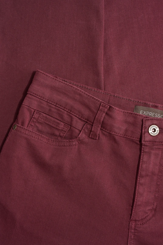 Broek met rechte pasvorm
