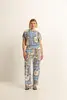 Broek multicolour print