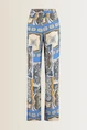 Broek multicolour print