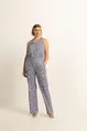 Broek multicolour print