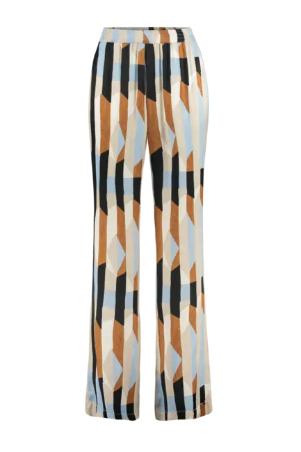 Broek multicolour print