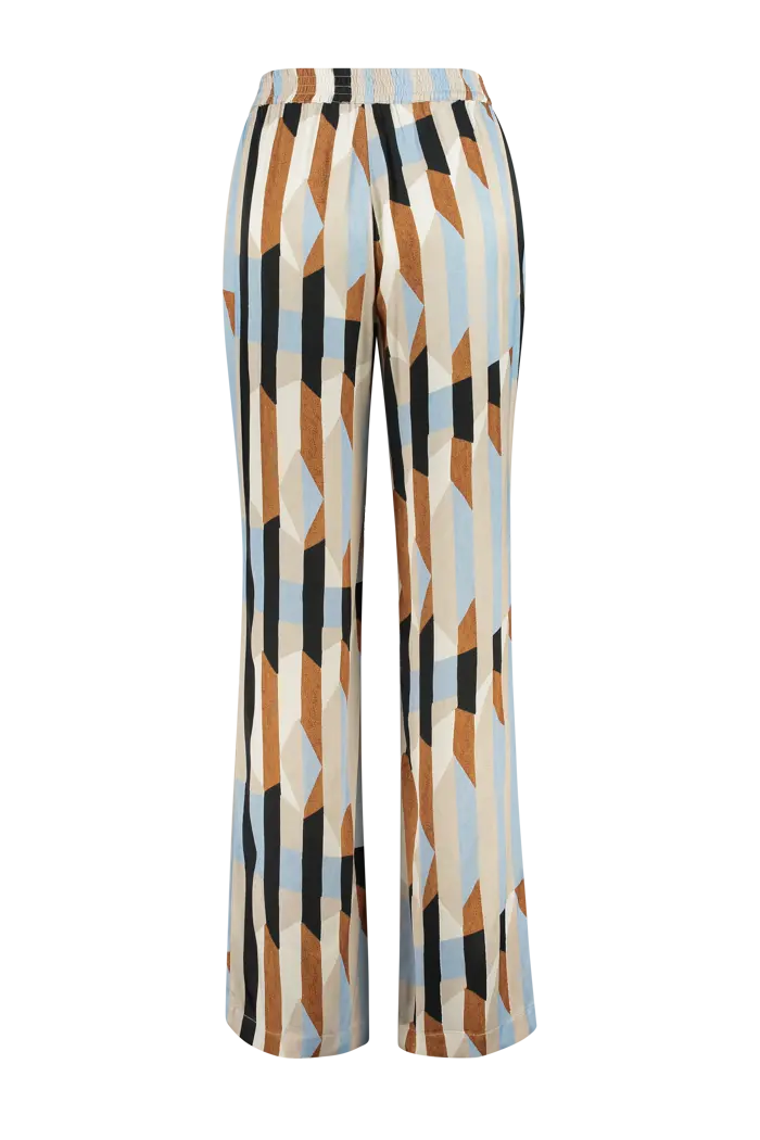 Broek multicolour print
