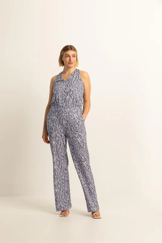 Broek multicolour print