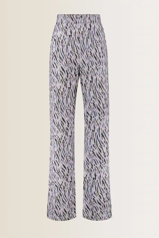 Broek multicolour print