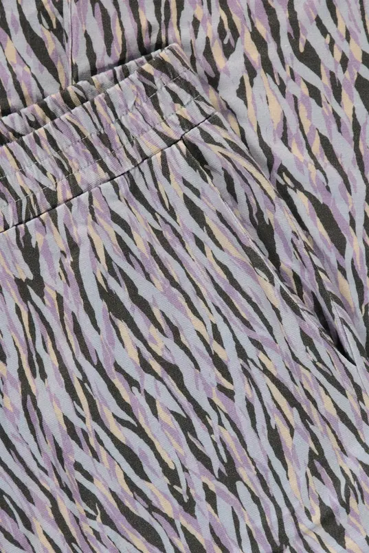 Broek multicolour print
