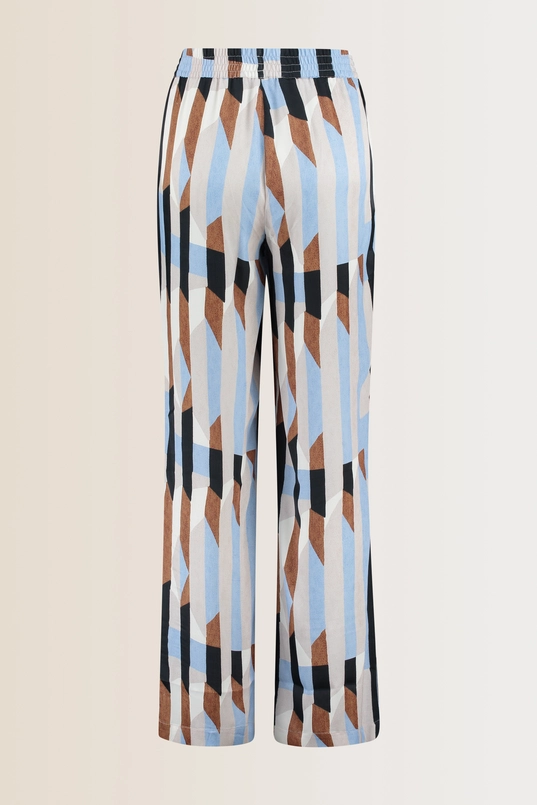 Broek multicolour print
