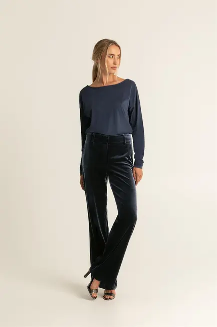 Broek stretch fluweel