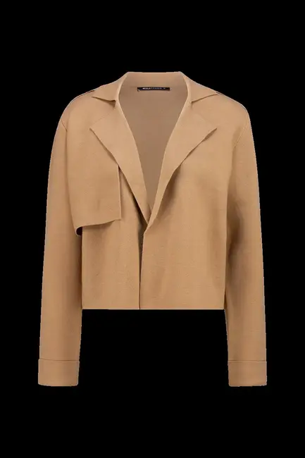 Cardigan in trenchcoat stijl