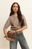 Cardigan met korte mouwen