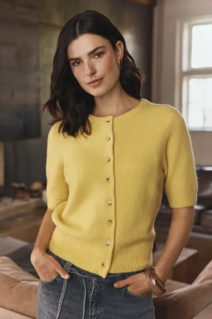 Cardigan met korte mouwen