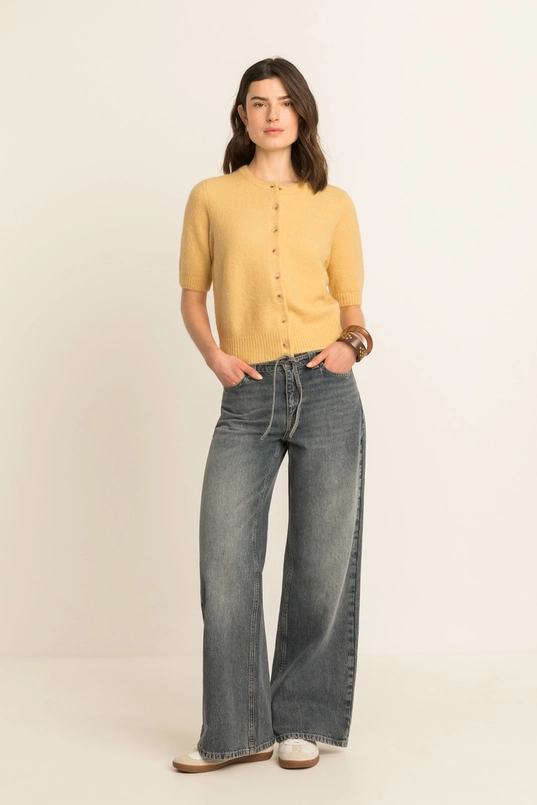 Cardigan met korte mouwen