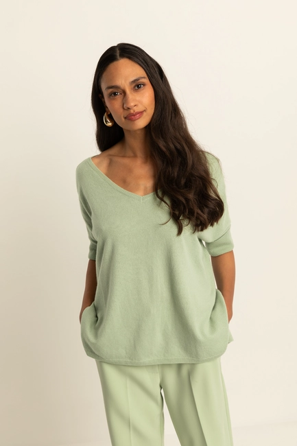 Cashmere-mix trui