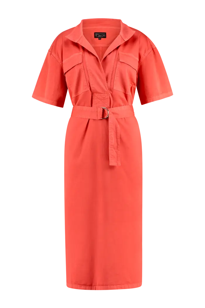 Casual twill kleedje
