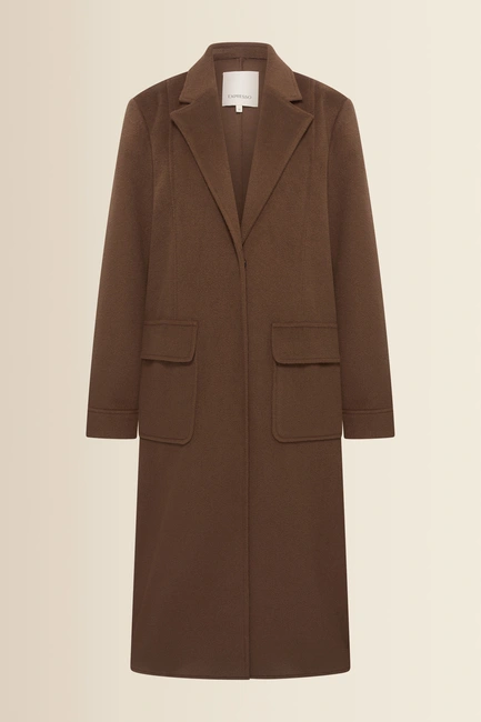 Coat wool look