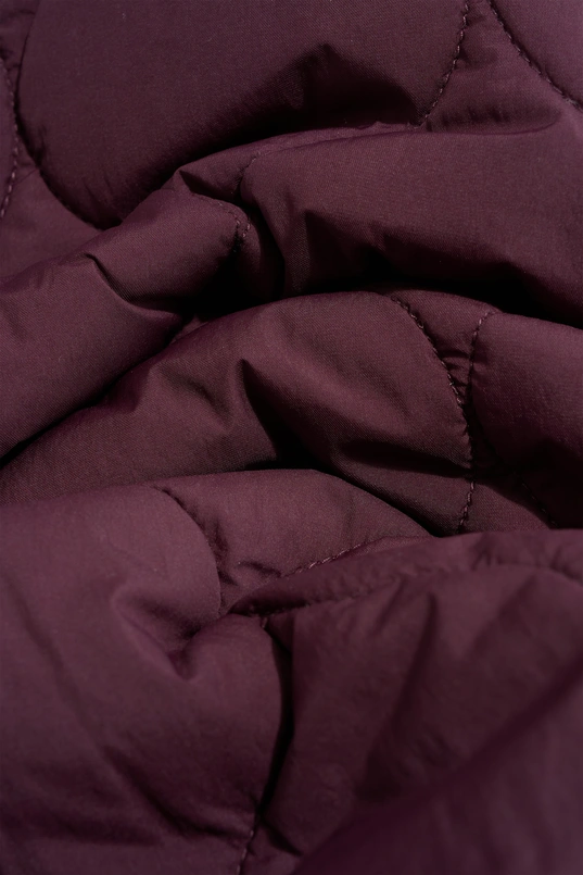 Coat woven stepped