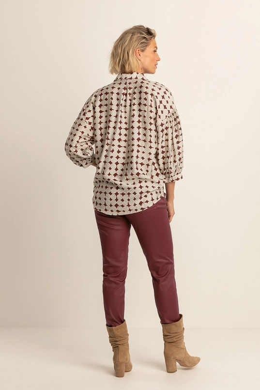Coated skinny jeans