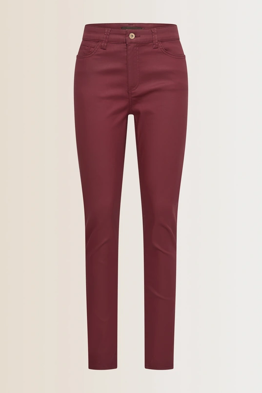 Coated skinny jeans