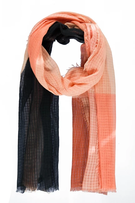Colourblocking sjaal