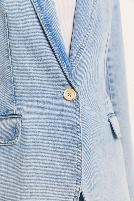Denim blazer