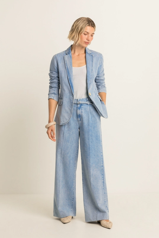 Denim blazer