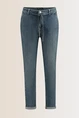 Denim chino broek