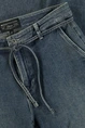 Denim chino broek