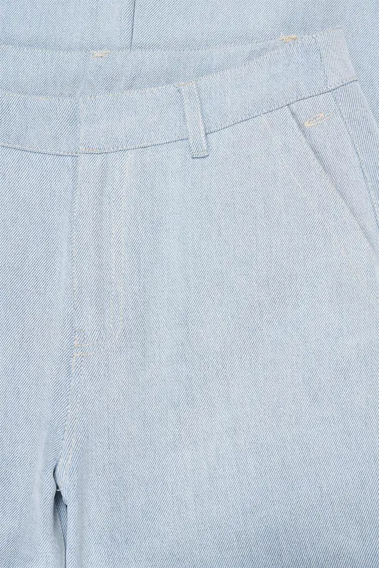 Denim flared broek