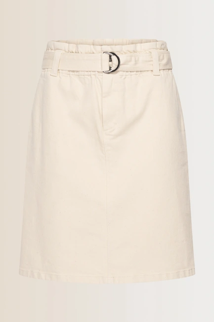 Denim rok met ceintuur