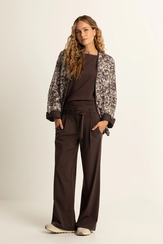 Doorgestikte kimono
