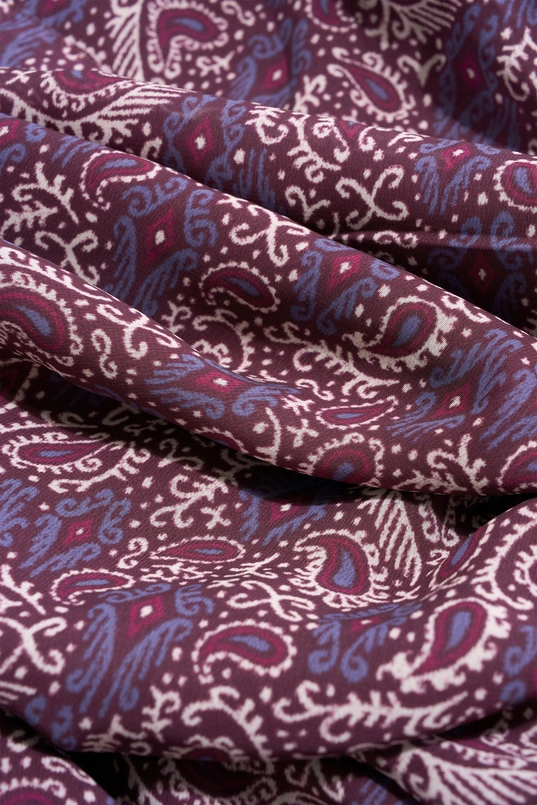 Dress woven chiffon print