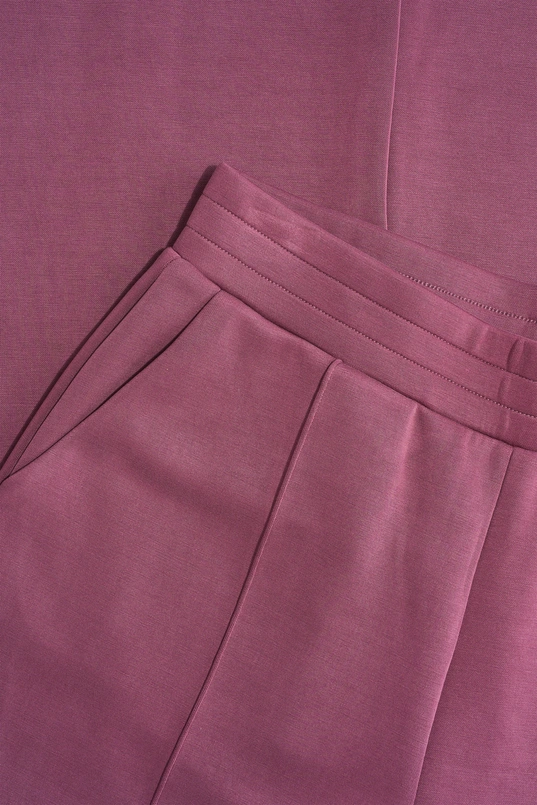 Ease fake cupro pants