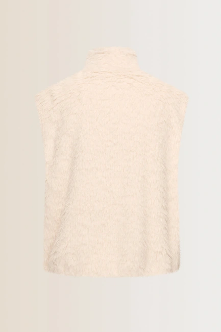 Faux-fur bodywarmer