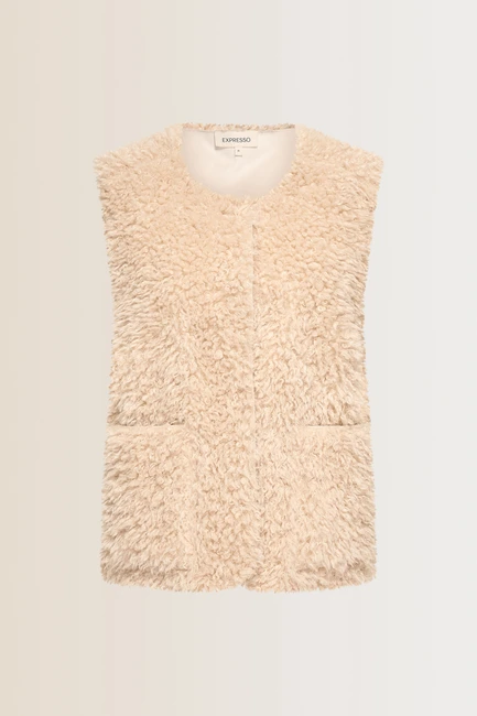 Faux fur gilet