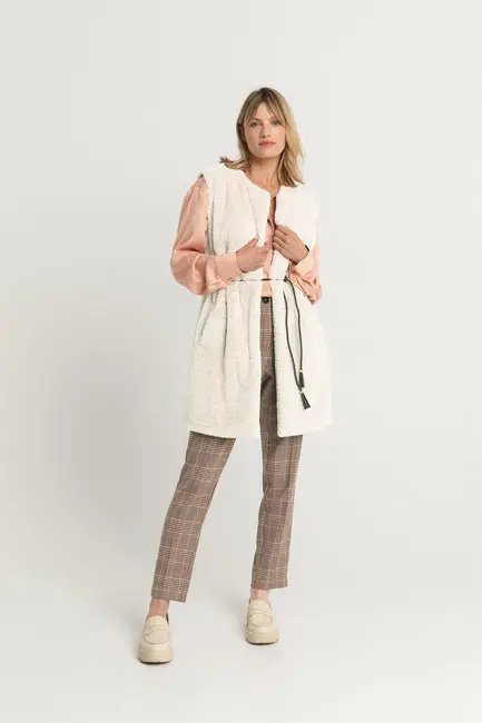 Faux fur gilet
