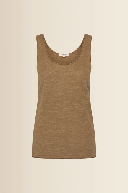 Fijngebreid singlet