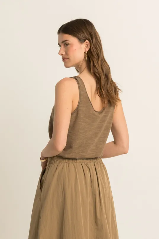 Fijngebreid singlet