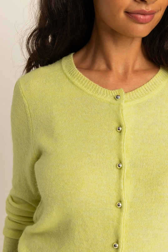 Fijngebreid vest