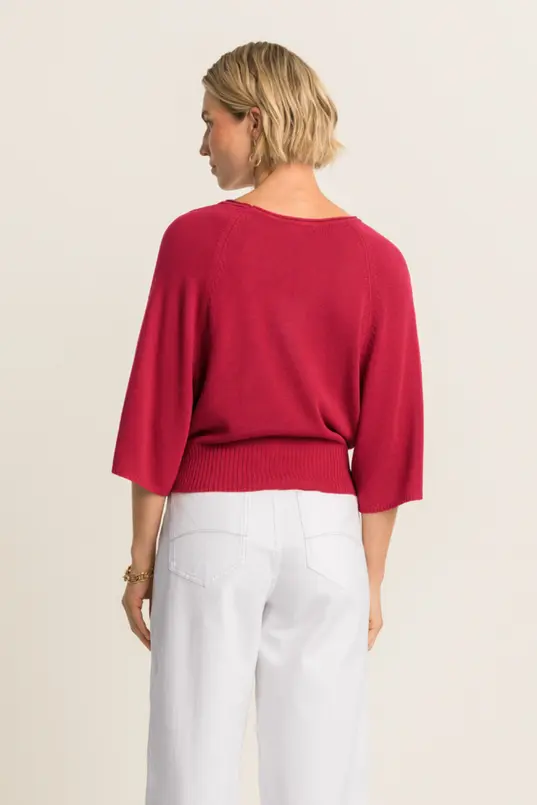 Fijngebreide trui