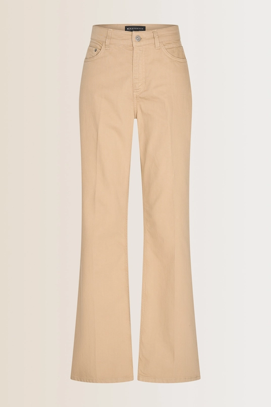 Flared broek met hoge taille