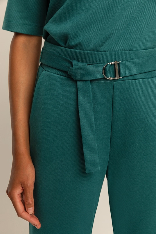 Flared jersey broek
