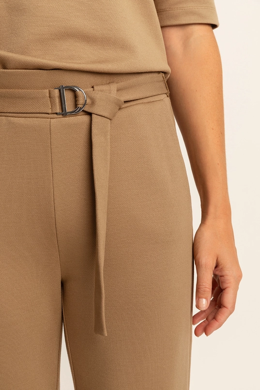Flared jersey broek