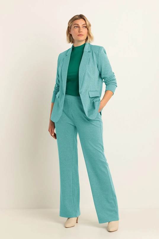 Flared stretch broek