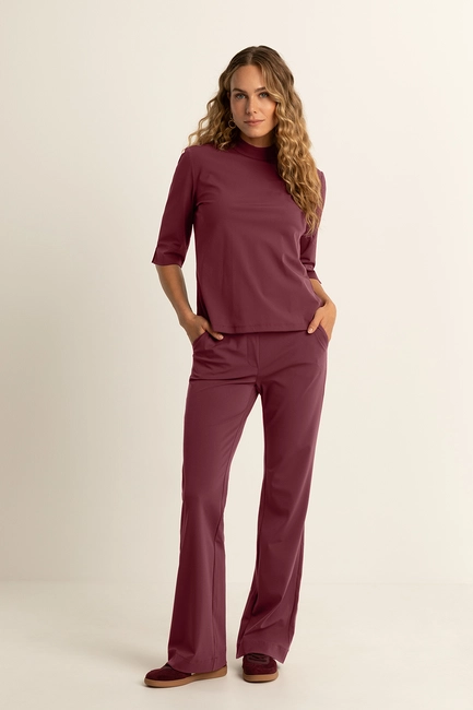 Flared travelbroek