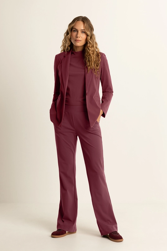 Flared travelbroek