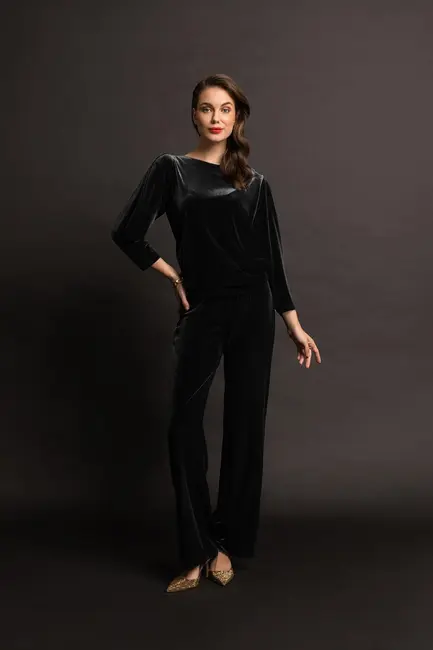 Fluwelen pull-on broek
