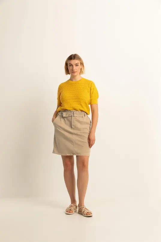 Garment dyed rok