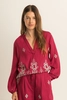 Geborduurde blouse