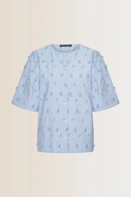 Geborduurde blouse